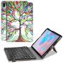 Fintie Keyboard Case for Samsung Galaxy Tab S6 10.5'' 2019 (Model SM-T860/T865/T867), [Patented S Pen Slot Design] Folio Stand Cover with Removable Wireless Bluetooth Keyboard, Love Tree