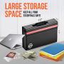 The Good Stuff Fireproof Waterproof Document Storage Bags (2000℉), Protect Important Documents from House Fires, Hurricanes, and Tornadoes, Easy to Carry Fireproof Box Bags (Extra Strength)