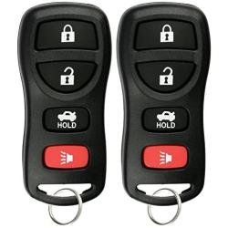 KeylessOption Keyless Entry Remote Control Car Key Fob for Nissan Infiniti KBRASTU15 (Pack of 2)