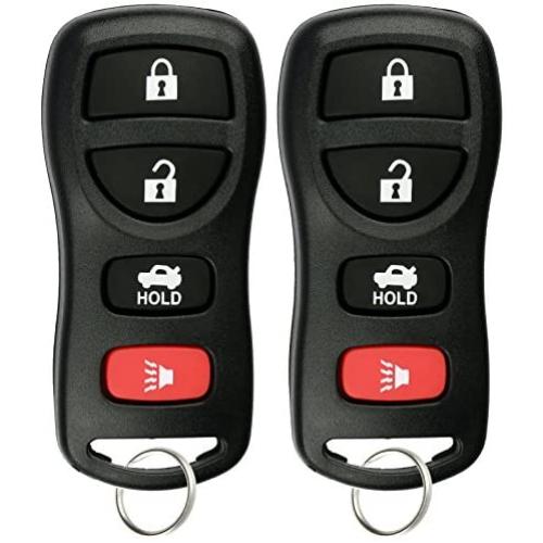 KeylessOption Keyless Entry Remote Control Car Key Fob for Nissan Infiniti KBRASTU15 (Pack of 2)