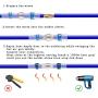 haisstronica 400PCS Solder Seal Wire Connectors,Heat Shrink Butt Connectors, Insulate Waterproof Wire Connectors for Watercraft,Electrical,Electronics 22-16 Red