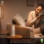 SYLVANIA Smart+ Wi-Fi Full Color Dimmable A19 LED Light Bulb, CRI 90+, 60W Equivalent, Compatible with Alexa and Google Assistant, 4 Pack