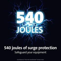 Kensington Guardian 6 Outlet, 15-Foot Cord, & 540 Joules Premium Surge Protector (K38215NA)