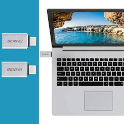 USB C to USB 3.0 Adapter, Benfei 3 Pack USB C to A Male to Female Adapter Compatible with MacBook 2018 2017 2016, Samsung Galaxy Note 8, Galaxy S8 S8+ S9, Google Pixel, Nexus, and More - Silver