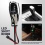 Keenso Electronic Gear Shift Knob Shift Knob Lever, LHD Automatic LED Gear Shift Knob for BMW E46 E60 E61 E63 E64(Chrome Black)