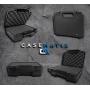 CASEMATIX 12'' Customizable Foam Case for Portable Electronics - Hard Carrying Case with Pre-Diced Foam Interior for Use As Pico Projector Case, Microphone Case, Recorder Case and More