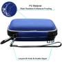 Lacdo Hard Drive Carrying Case for Western Digital WD My Passport Ultra WD Elements SE WD P10 Game Drive Portable External Hard Drive 1TB 2TB 3TB 4TB 5TB USB 3.0 2.5 inch HDD Travel Storage Bag, Blue