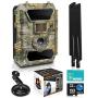 LTE 4G Cellular Trail Cameras – Outdoor WiFi Full HD Wild Game Camera with Night Vision for Deer Hunting, Security - Wireless Waterproof and Motion Activated – 32GB SD Card + Sim Card (1-Pack)