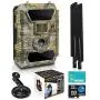 LTE 4G Cellular Trail Cameras – Outdoor WiFi Full HD Wild Game Camera with Night Vision for Deer Hunting, Security - Wireless Waterproof and Motion Activated – 32GB SD Card + Sim Card (1-Pack) LTE 4G Cellular Trail Cameras – Outdoor WiFi Full HD Wild Game Camera with Night Vision for Deer Hunting, Security - Wireless Waterproof and Motion Activated – 32GB SD Card + Sim Card (1-Pack)