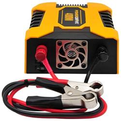 PowerDrive 400W Power Inverter with 2 AC outlets and Dual Ports, USB 2.4A and USB-C 3.0A