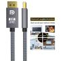 Itramax 8K 60Hz DisplayPort Cable 10FT (2-Pack),DP 1.4 Male Ultra High Speed Cord for Laptop/PC/TV/Gaming Monitor,Support HBR3 Bandwidth of 32.4Gbps,4K@144Hz,2K@165Hz,1080P@240Hz (DP 1.2 Compatible)