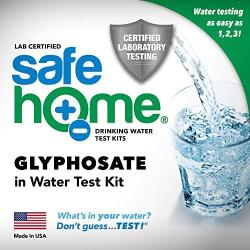 Safe Home GLYPHOSATE in Drinking Water Test Kit – Tested at our EPA Certified Lab – Glyphosate is Classified as a Carcinogen and is found in products such as Roundup