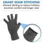 Pivit Arthritis Gloves | Compression Glove for Rheumatoid, Osteoarthritis | Heat Hand Gloves for Computer Typing, Arthritic Joint Pain Relief, Carpal Tunnel | Men, Women | Open Finger Thumb (Medium)