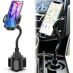 bokilino Car Cup Holder Phone Mount, Universal Adjustable Gooseneck Cup Holder Cradle Car Mount for Cell Phone iPhone 11 Pro/11 Pro Max/11/X/Xs/Xs Max/8/8Plus,Samsung,Huawei,LG, Sony, Nokia (Black)