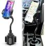 bokilino Car Cup Holder Phone Mount, Universal Adjustable Gooseneck Cup Holder Cradle Car Mount for Cell Phone iPhone 11 Pro/11 Pro Max/11/X/Xs/Xs Max/8/8Plus,Samsung,Huawei,LG, Sony, Nokia (Black)