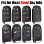 ELOHEI Key Fob Cover Case for 2017 2018 2016 Jeep Grand Cherokee Wrangler Compass Cherokee Renegade Patriot Grand Comander 3 4 5 Buttons Protector (Rose Gold)