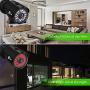 XVIM 8CH 1080P Security Camera System Outdoor with 1TB Hard Drive Pre-Install CCTV Recorder 8pcs HD 1920TVL Outdoor Home Security Surveillance Cameras Night Vision Easy Remote Access Motion Alert