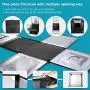 Neewer Photo Studio Light Box 24inches/60cm Shooting Light Tent Adjustable Brightness Foldable Portable Professional Booth Table Top Photography Lighting Kit 120 LED Lights 4 Colors Backdrops