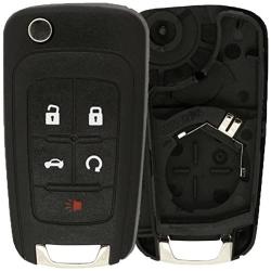 KeylessOption Just the Case Keyless Entry Remote Control Car Key Fob Shell Replacement For OHT01060512