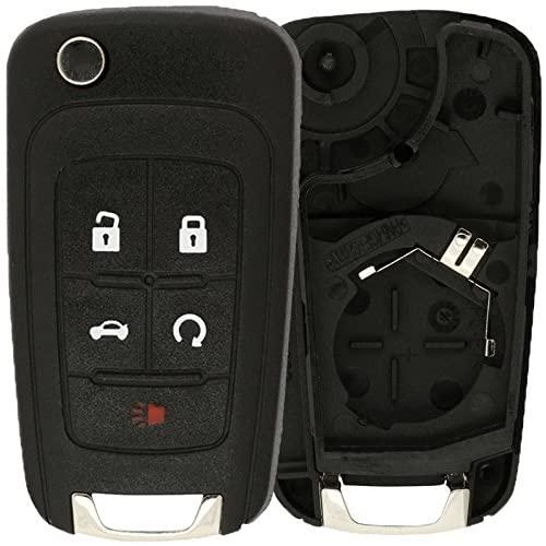 KeylessOption Just the Case Keyless Entry Remote Control Car Key Fob Shell Replacement For OHT01060512