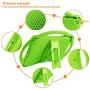 TopEsct Kids Case for iPad Mini 5 4 3 2 1,Silicone Childproof for All Kinds of iPad Mini, Built-in Handle Stand, Comes with a Strap. (Green)