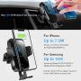 Tiluza Wireless Car Charger Touch Sensor Auto Clamping Mount 10W Qi Fast Charging Compatible with iPhone11/Pro/Xs/Max/XR/X/8/Plus, Samsung S10/S9/S8/Note10/9/8 and More
