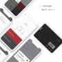 FuzeCard | Card-shaped digital minimalist wallet for men | Card holder wallet | 0.03 inch ultra slim | Consolidate all your magnetic stripe & barcode card | NOT SUPPORTS STORING EMV IC CHIP CARD.