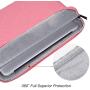 13-13.3 Inch Laptop Tablet Sleeve with Small Case, Chromebook Case for Surface Laptop 3/Acer Chromebook R13/HP Envy 13/Dell XPS 13/Lenovo Yoga 730, Pink Laptop Bag