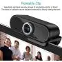 Webcam with Microphone, 1080P Full HD Webcam Streaming Computer Web Camera for Video Calling Conferencing Recording, USB Webcams for PC Laptop Desktop