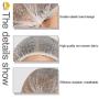SETH - 100 Pack 21'' Disposable Mop Mob Nonwoven Bouffant Clipped Head Cover Caps | Hair Net | Beauty Salon Spa | Cooking Food Service Catering |Spray Tanning (white)