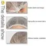SETH - 100 Pack 21'' Disposable Mop Mob Nonwoven Bouffant Clipped Head Cover Caps | Hair Net | Beauty Salon Spa | Cooking Food Service Catering |Spray Tanning (white)