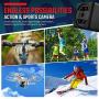 Lilexo Mini Camera - 1080P Small Security Camera - Cop Cam - Mini HD Wireless Nanny Cam with Night Vision & Motion Detection Indoor/Outdoor Portable Micro Camera for Home, Car, Office (No Wi-Fi)