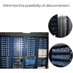 Lancher 2-Pack 19 Inch 1U Cable Management Horizontal Cable Rack Mount Manager with mounting Screws for Service Rack Cabinet 24 Slot Finger Duct with Cover