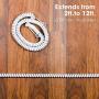 Power Gear Coiled Telephone Cord, 12 Feet, Phone Cord works with All Corded Landline Phones, for Use in Home or Office, White, 27640