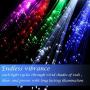 RioRand LED Fiber Optic Lights Up Hair Alternating Multicolor Flash Barrette 10 Piece Clip Braid for New Years Eve Party, 6.4 Ounce