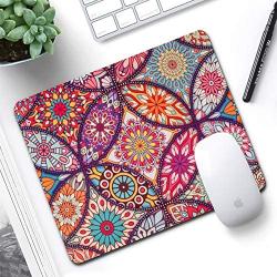 Marphe Mouse Pad Mousepad Non-Slip Rubber Gaming Mouse Pad Rectangle Mouse Pads for Computers Laptop (Mandala Flower)