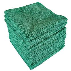 Dry Rite Best Magic Microfiber Cloth - Professional Series Cleaning Towels for Fine Auto Finishes, Interior, Chrome, Kitchen, Bath, TV, Glass- Non Scratching, Streak Free, Use Wet or Dry - 12'' x 12''