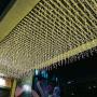 ZIMINGU Icicle Lights, 13FT, 144 LEDs, 8 Modes Christmas Lights Outdoor Connectable Dripping Curtain Decoration String Lights for Wedding Thanksgiving Gazebo Shopping Mall Yard Indoor (Warm White)