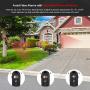 Wireless Driveway Alarm, Motion Detector, 1000FT Long Range, 36 Melodies, Outdoor Motion Sensor Alarm Weather Resistant-Home Security Alert System Monitor & Protect Indoor/Outside Property