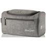 ProCase Toiletry Bag Travel Case with Hanging Hook, Dopp Kit Organizer for Accessories, Shampoo, Cosmetic, Personal Items, Healthcare Bag with Handle, Gray