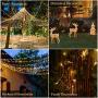 XUNXMAS 66ft 200 LED String Lights Indoor Outdoor, Super Bright Warm White Christmas Lights with 8 Lighting Modes, Extendable Waterproof Fairy Lights for Bedroom Patio Party Christmas Tree Decor