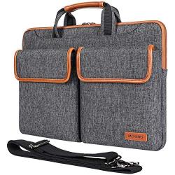 MCHENG 14 Inch Laptop Case Shoulder Messenger Bag, Lightweight Laptop Computer Notebook Carrying Case Sleeve Handbag for Men Women Fit for Acer/Asus/Lenovo/HP/Toshiba, Black