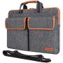 MCHENG 14 Inch Laptop Case Shoulder Messenger Bag, Lightweight Laptop Computer Notebook Carrying Case Sleeve Handbag for Men Women Fit for Acer/Asus/Lenovo/HP/Toshiba, Black