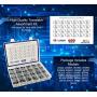 Transistor Assortment Kit Box by Loreso - 600 Piece 24 Value NPN PNP Transistor Box 2N2222 2N2907 BC327 BC337 BC556 2N3903 S9012 for Hobby Electronics, Audio-Video, Repair & Electronic Projects