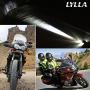LYLLA CREE U5 LED Lamp Headlight Fog Light Spotlight for Motorcycle/ATV/Truck w/ON/Off Switch Button (Pack of 2)