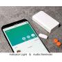 Memo Box Mini Bluetooth Electronic Pill Organizer and APP, Visual Audio Smart Pill Reminder Alarm, Automatic Medication Records Tracking and Family Meds Notification