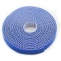 Saisn Reusable Fastening Tape Cable Ties 3/4 Inch Double Side Hook Roll (5 Yard, Blue)