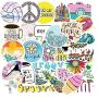 Sweetures Vsco Stickers for Water Bottles 100 PCS, Funny Cute Stickers for Teens,Girls,Adults - Perfect for Waterbottle,Laptop,Phone,Hydro Flask