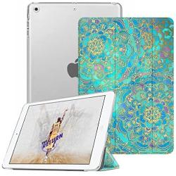 Fintie Case for iPad Mini 3/2 / 1 - Lightweight Smart Slim Shell Translucent Frosted Back Cover Protector Supports Auto Wake/Sleep for iPad Mini 1 / Mini 2 / Mini 3, Shades of Blue