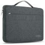 Hseok Laptop Sleeve 13-13.5 Inch Case Briefcase, Compatible All Model of 13.3 Inch MacBook Air/Pro, XPS 13, Surface Book 13.5'' Spill-Resistant Handbag for Most Popular 13''-13.5'' Notebooks, Linen Gray